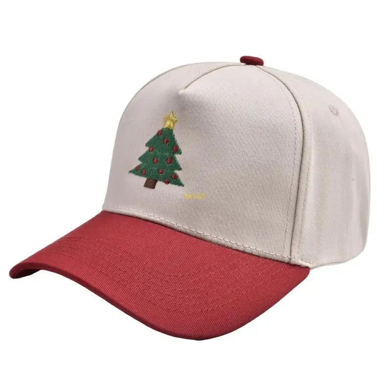Christmas Tree Embroidery Hat Baseball Cap