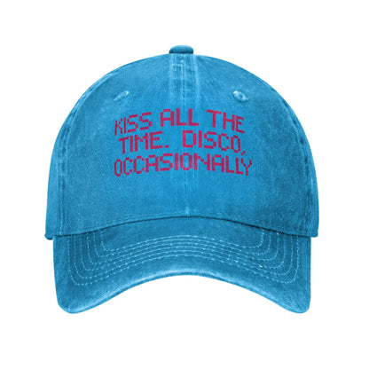 Kiss All the Time Casual Baseball Cap Harrys Styles Album Rock Trucker Hat