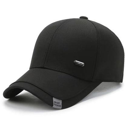 Unisex Small Iron Label Baseball Caps