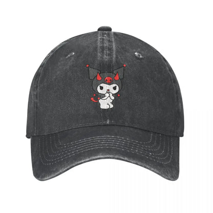 Kuromi Devil Sanrio Kawaii Men Women Baseball Caps