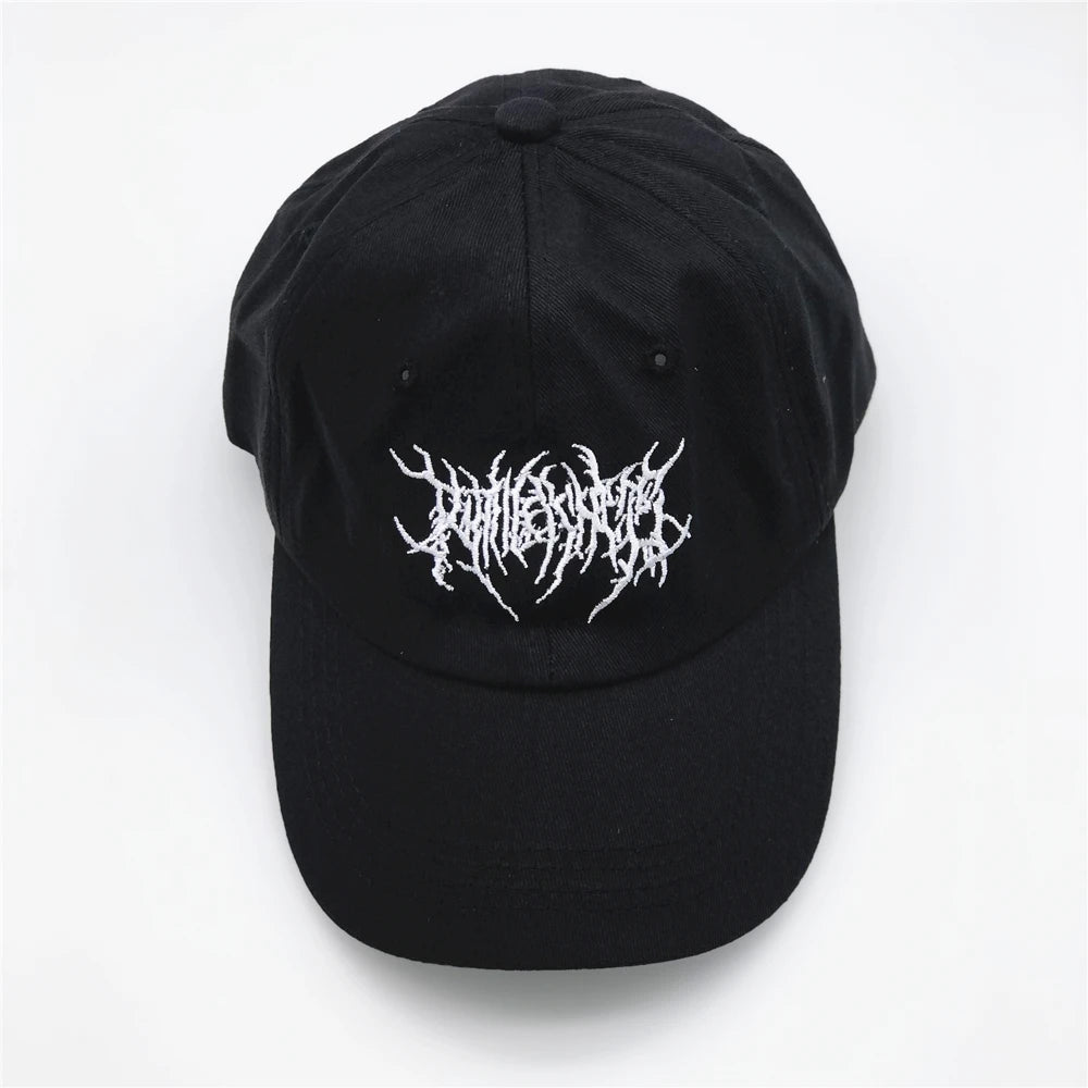 Embroidery Gothic Street Punk Frauen Baseball Cap