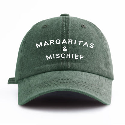 MM Print Washed Baseball Cap For Adults