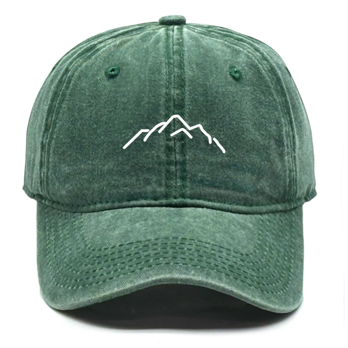 Unisex Washed Cotton Cap Mountain Vintage Baseball Cap