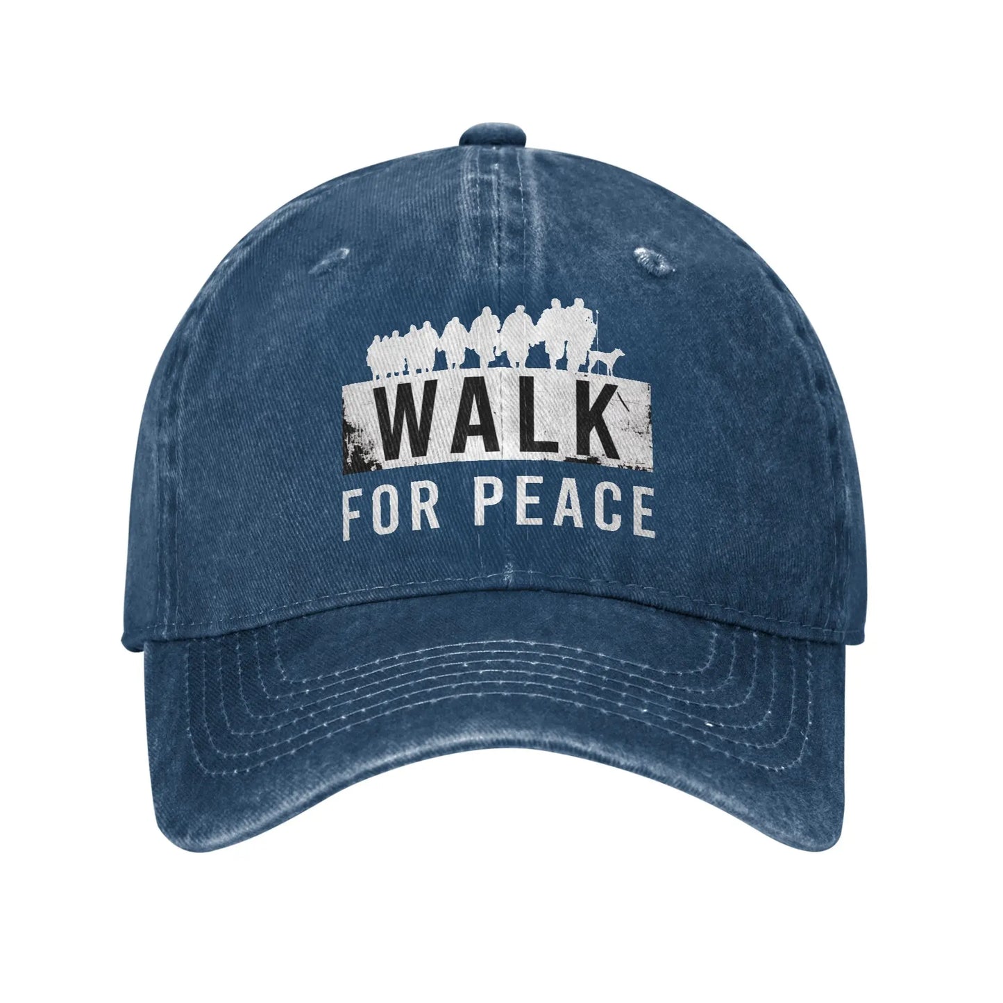 Walk For Peace Calm Steps Sun Baseball Cap