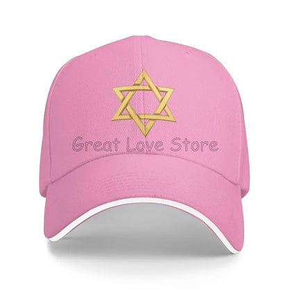 Star of David Baseball Cap Luxury Brand All Seasons Travel
