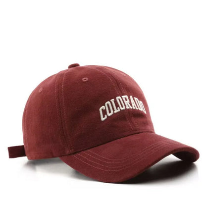 New Embroidered Letter Baseball Hat Sun Protection