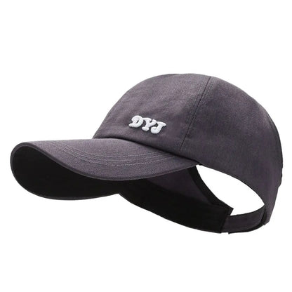 Sun Protection Cotton Ponytail Hat Baseball Hat