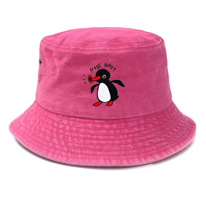 Summer Penguin Bucket Hat Reversible Bob
