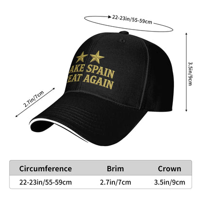 Make Spain Great Again Two Stars Casual Baseball Cap