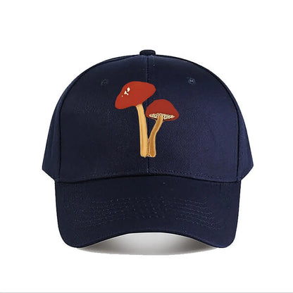 Artificial Red Mushroom Home Decor Baseball Cap