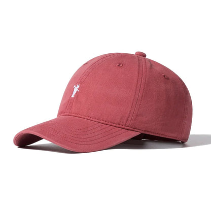 Unisex Summer Baseball Cap Cotton Hats Simple Farmer Embroidery Cap Casual Sunshade Caps