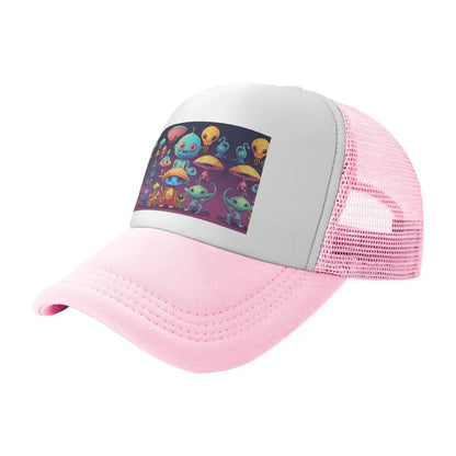 New Astronaut and Alien Dad Golf Hats Mesh Baseball Cap