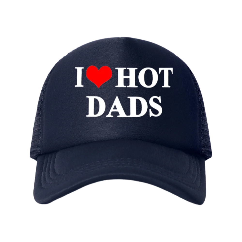 Fashion Letter Printing I Love Hot Dad Hats Baseball Hat For Man Women