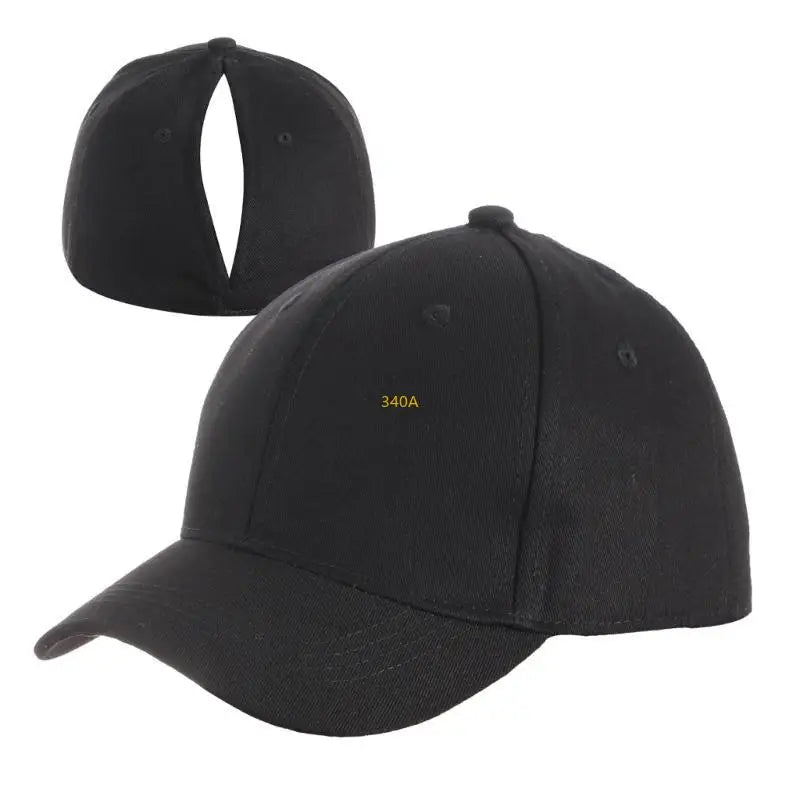 Women Adjustable Ponytail Hat With Closure Soft Breathable Baseball Hat