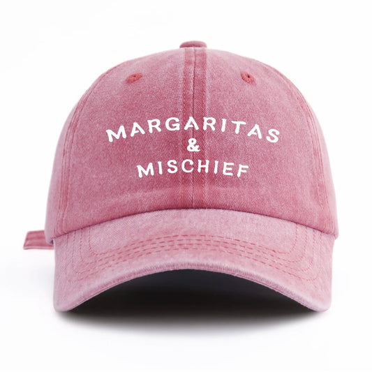 MM Print Washed Baseball Cap For Adults