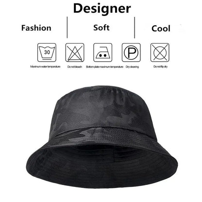 Unisex Camouflage Ventilate Bucket Hats Fishermen Caps