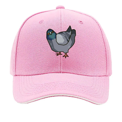 Low Poly Pigeon Quirky Character Baseball Cap