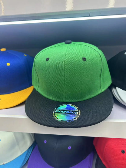 Unisex Flat Brim Snapback Hat For Men Women