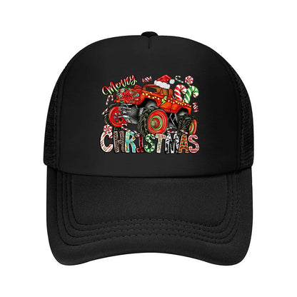 Christmas Monster 2026 Mesh Baseball Cap