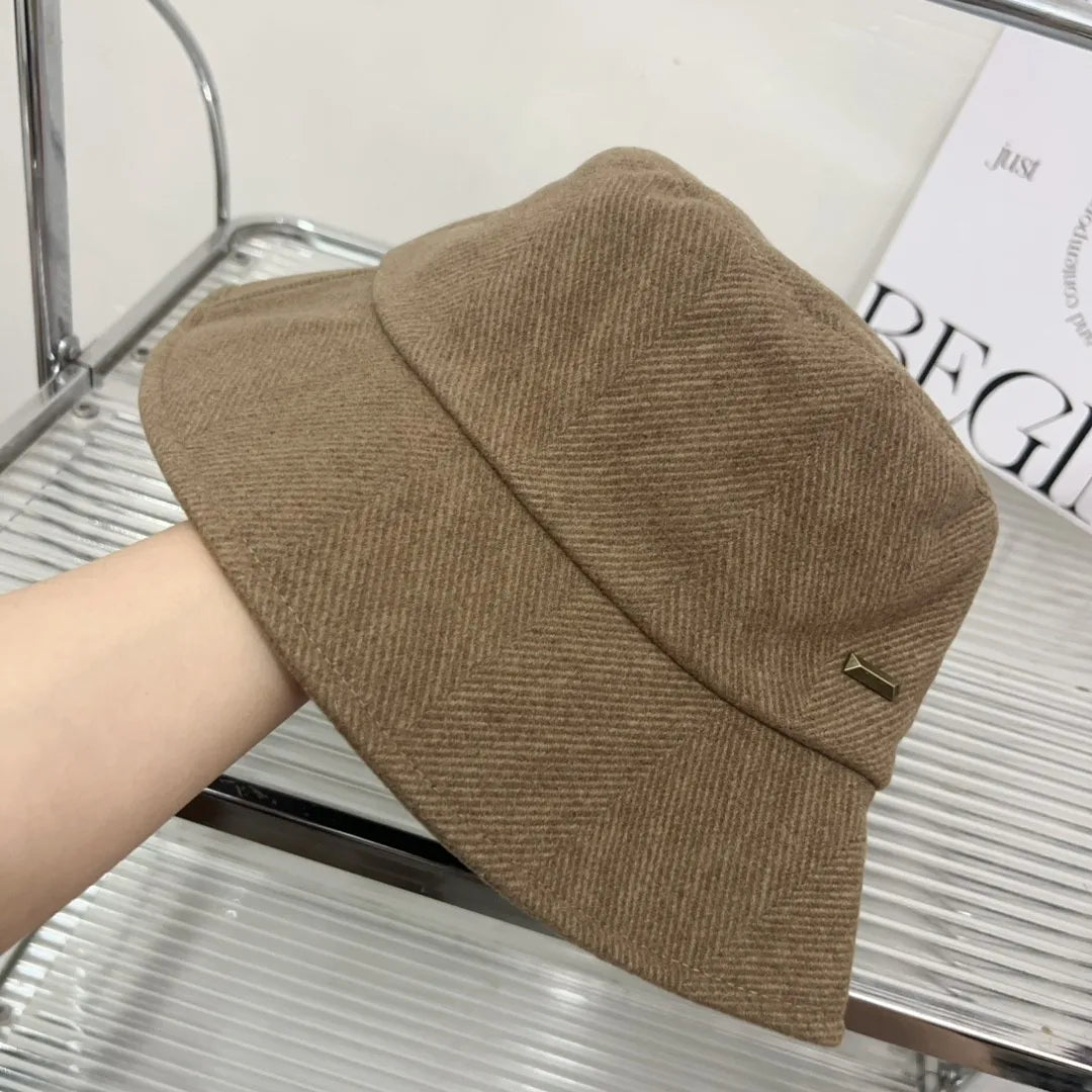 Simple Stylish Fisherman Hat Women Spring Summer Sun Shading Sun Protection Hat High-Quality