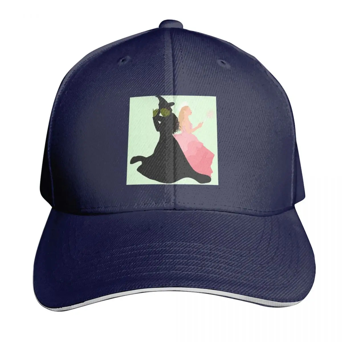 Wicked Movie Glinda And Elphaba Logo Cap Fashion Casual Baseball Caps
