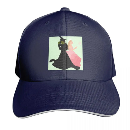 Wicked Movie Glinda And Elphaba Logo Cap Fashion Casual Baseball Caps