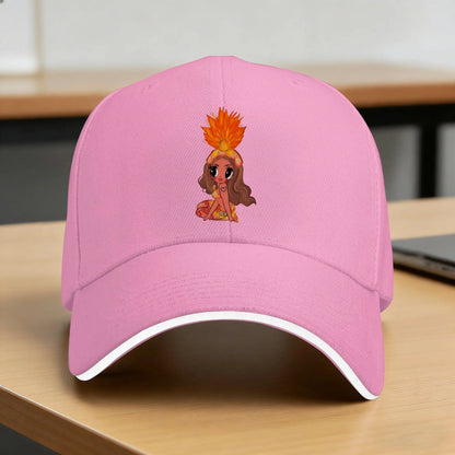 K-Karol G Cartoon Print Baseball Cap
