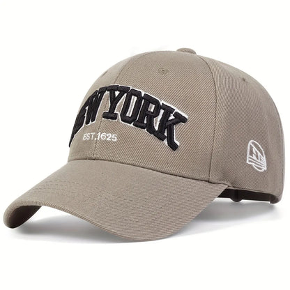1piece Unisex NEW YORK Letter Embroidery Baseball Cap