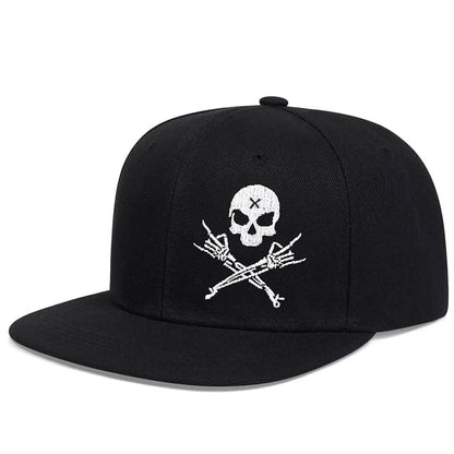 Unisex Skeleton Fingers Embroidery Hip-hop Hats Spring Autumn Outdoor