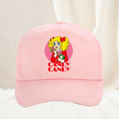 90s Kawaii Candy Candy Anime Summer Baseball Cap