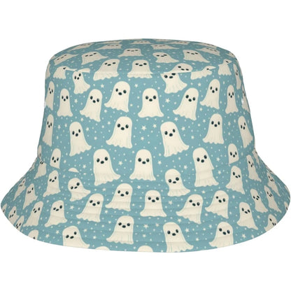 Halloween Bucket Hat Funny Ghost Hat
