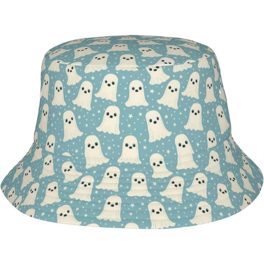 Halloween Bucket Hat Funny Ghost Hat