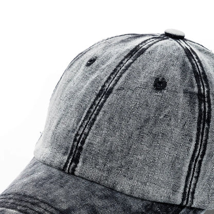 New Unisex Washed Cotton Cap High Quality Denim