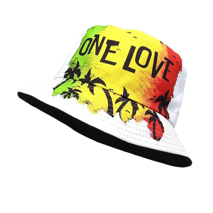 Flag Print Cheer Hat Bucket Hat