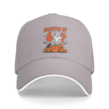 Haunted By 67 Halloween Meme Baseball Cap