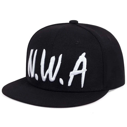 Unisex NWA Letter Embroidery Hip-hop Hats Spring And Autumn Outdoor
