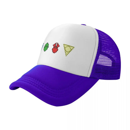 Twilight Imperium Technology Symbols Pixel Art Baseball Cap