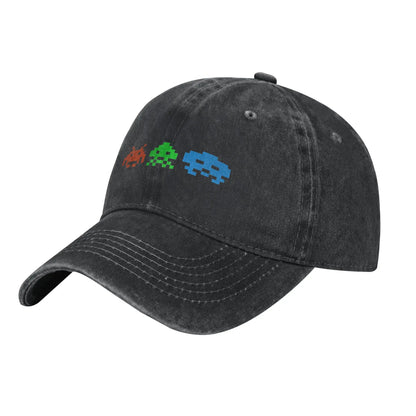 Space Invaders Men Women Baseball Cap