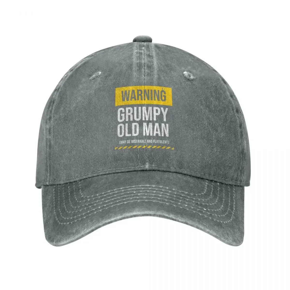 Warning Grumpy Old Man Men Women Baseball Cap