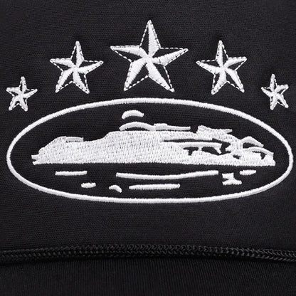 Fashionable And Simple Star-embroidered Sponge Baseball Caps
