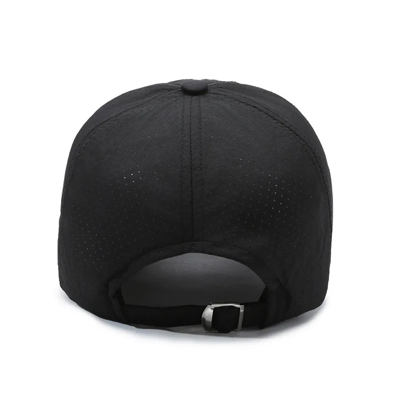Quick Drying Solid Baseball Cap For Women & Men