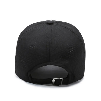 Quick Drying Solid Baseball Cap For Women & Men