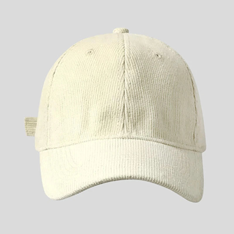 60-65cm Solid Color Lamp Core Plush Hat Casual Big Headed Men's Style Baseball Hat