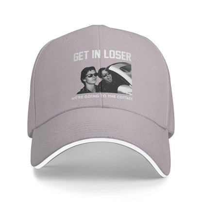Summer Get In Loser We Are Going To The Cottage Heated Rivalry Hollander Rozanov Hockey Baseball Cap