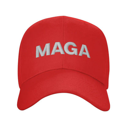 Printed MAGA Make American Great Again Baseball Cap