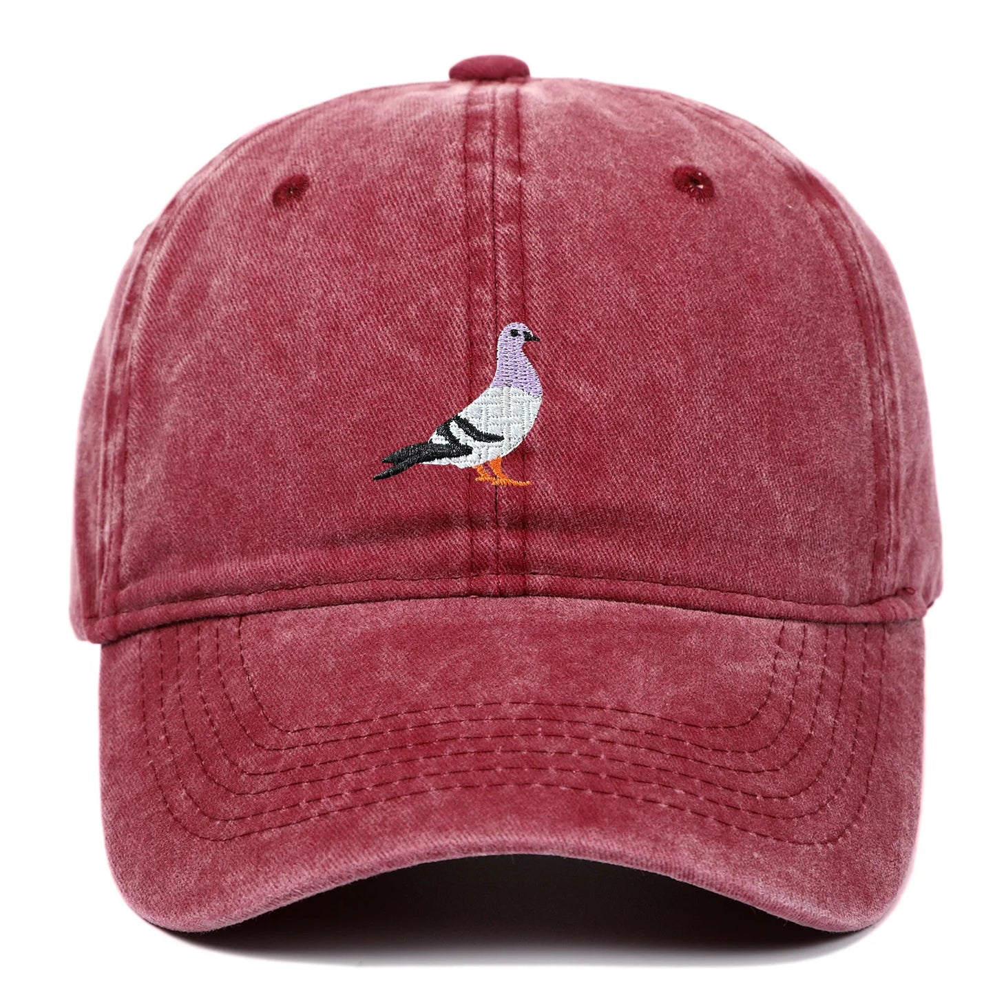 Men And Women Summer Sun Hat Pigeon Embroidered Baseball Hat