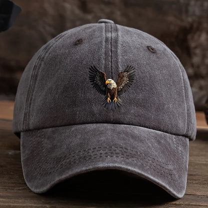 A Winged Eagle Print Baseball Cap For Men's Outdoor Hat