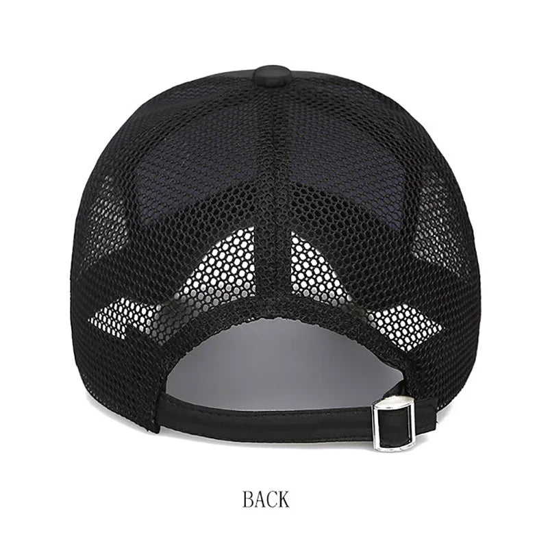 Summer Mesh Baseball Cap For Men Outdoor