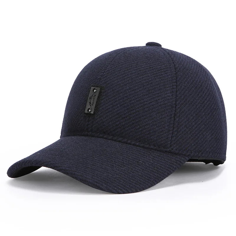 New Black Baseball Caps For Men Women Sunhat Solid Letter Sunscreen Cap