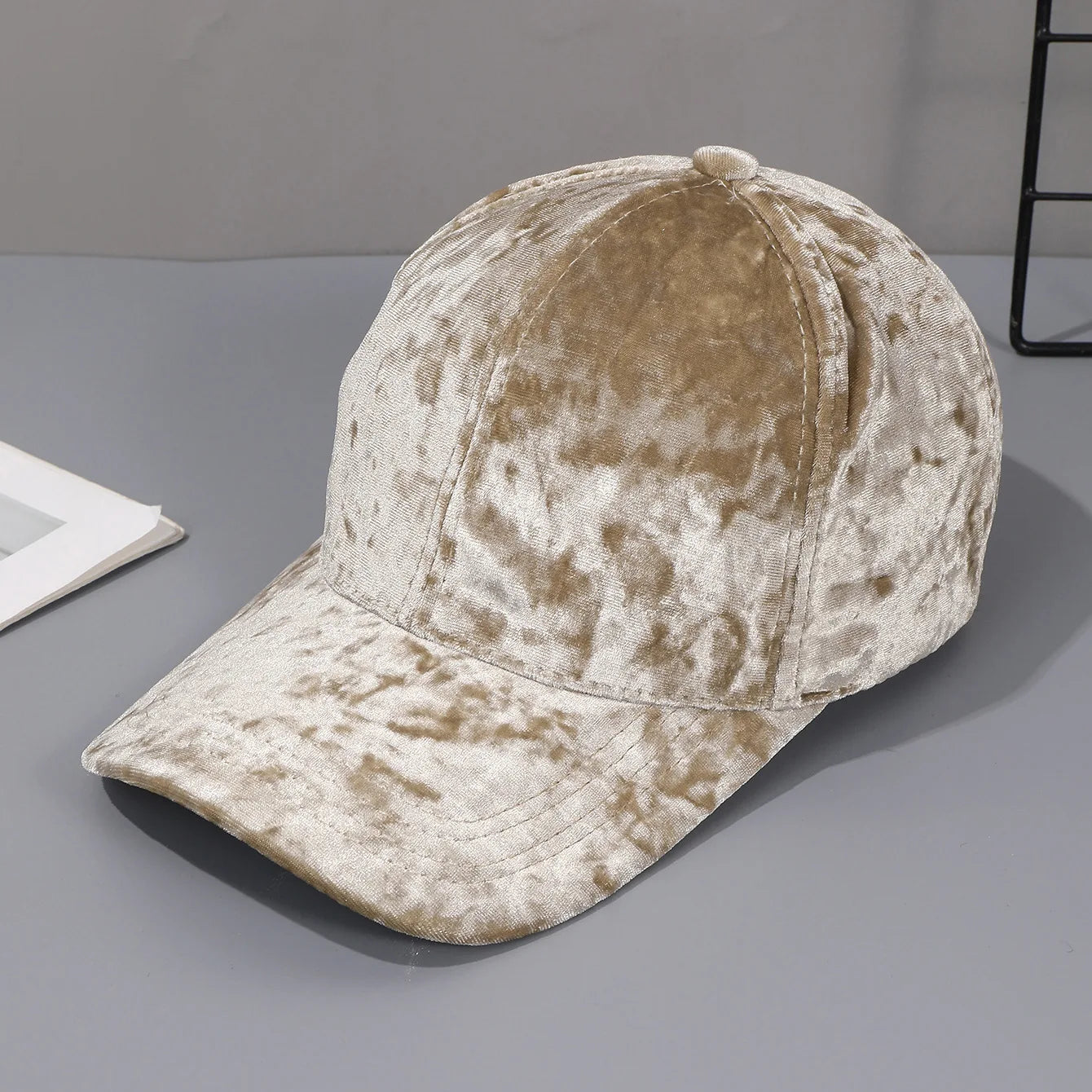 Autumn Winter Velvet Baseball Cap - Unisex Curved Brim Casual Hat
